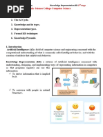 University of Kerbala-Science College-Computer Science: Knowledge Representation KR