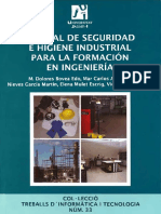 Manual de Seguridad e Higiene Industrial para La Formación en in PDF