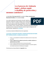 Si Se Archiva El Proceso de Violencia Contra La Mujer