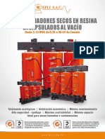 Catalogo de Transformador Seco en Resina PDF