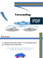 Forecasting