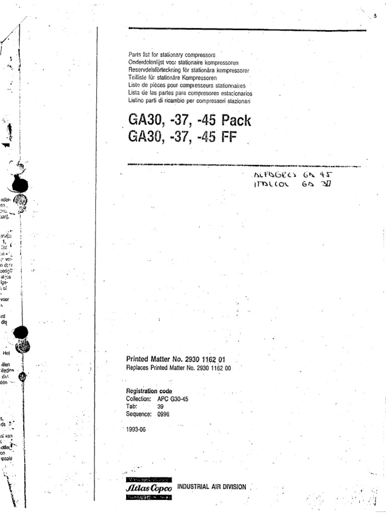 GA37 Atlas Copco | PDF