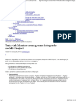 Tutorial - Montar Cronograma Integrado No MS-Project Liderança e Gestão de Projetos