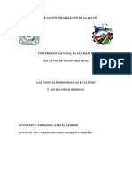 Las cuencas hidrográficas en el Perú y los recursos hídricos