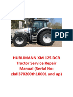 HURLIMANN XM 125 DCR Tractor Service Repair Manual (Serial No zkdl370200th10001 and up).pdf