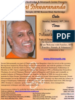 Swami Ishwarananda Flyer