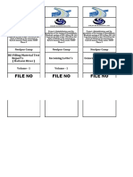 File No File No File No: Incoming Letter's Cement Invoice & MTC RE Filling Material Test Report's (Baitarni River)