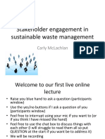 Lecture 8 Waste Stakeholders Sustainable Waste Management