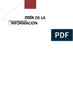 TECNOLOGÍA DE LA INFORMACIÓN