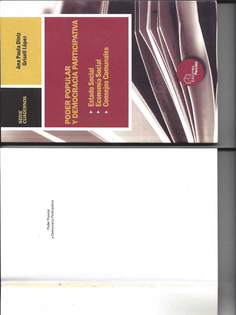 Libro Poder Popular y Democracia Participativa | PDF
