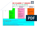 Horario 1º Semana 20