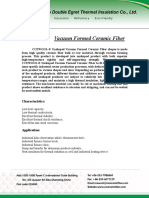 Technical Data of Vacuum Formed Ceramic Fiber PDF