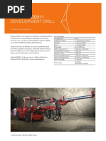 Sandvik Dd311 Development Drill: Technical Specification