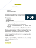 Carta de Compromiso Documentos Originales