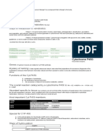 Xenobiotics Metabolism and Cytochrome P450 Enzymes