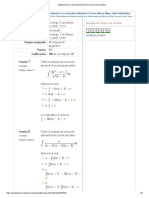 Examen Integración Por Descomposición en Fracciones Parciales