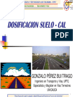 Dosificacion Suelo Cal Presentacion PDF