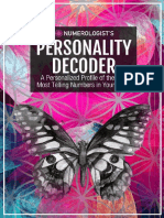 Numerology Personality Decoder - Marijan Orbovic PDF