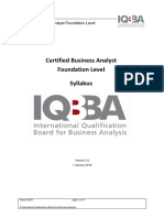 Certified Business Analyst Foundation Level