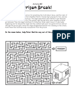 Prison Break!: in The Maze Below, Help Peter Find His Way Out of The Prison