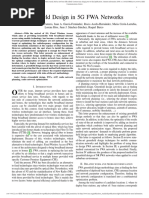 Greenfield Design in 5G FWA Networks