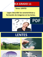 Guía de Trabajo Física Grado 11° Lentes