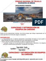 Sesión 10 - Capacidad y Optimización de Carguío