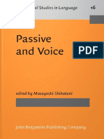 15.shibatani (1988) - Passive and Voice PDF