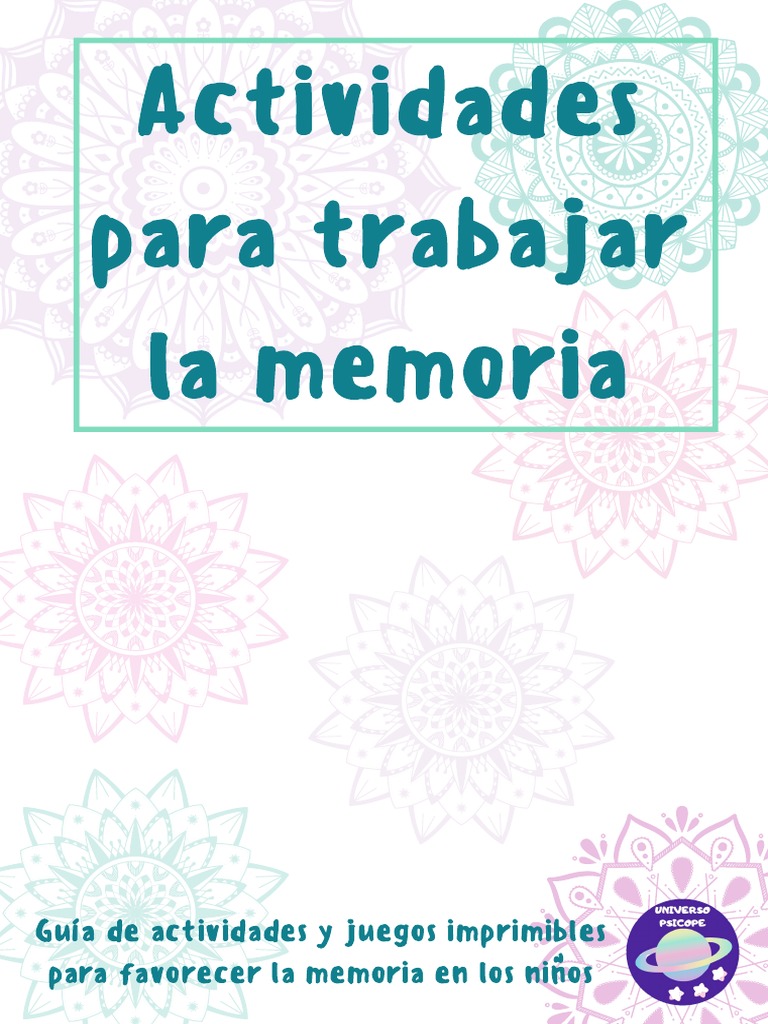 Actividades para Mejorar la Memoria Infantil | PDF