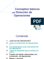 direccion de operaciones