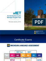 Introduction MET Exam Levels Format Sections