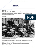 uks lead role in 1953 iran coup detat exposed