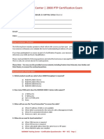 RADWIN Certification Questionnaire PTP QA - VCC PDF