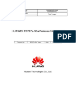 HUAWEI E5787s-33a Release Notes V1.0