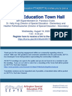 SEPTA Town Hall Flyer