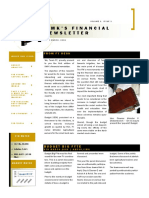 FY - IIMK's Financial Newsletter - Issue 1