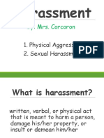Harassment Lesson