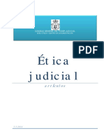 Ética Judicial. Artículos