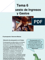 TEMA 6 Presupuesto de Ingresos y Gastos PDF