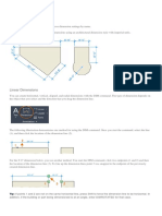 Create and modify dimensions in AutoCAD 2020
