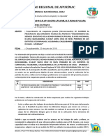 Informe 31-SOLICITUD de Maquinaria Pesada