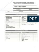 Checklist de Equipos y Materiales