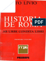História de Roma (Livros de I-V) - Tito Lívio