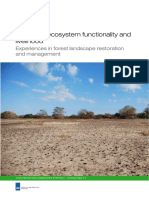 Improving ecosystem functionally and livelihood;  experiences in forest landscape restoration and management (2012)