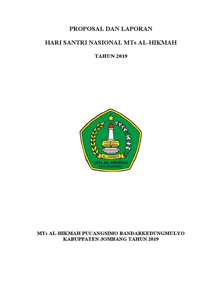Program Humas MTs Al-Hikmah 2019 | PDF