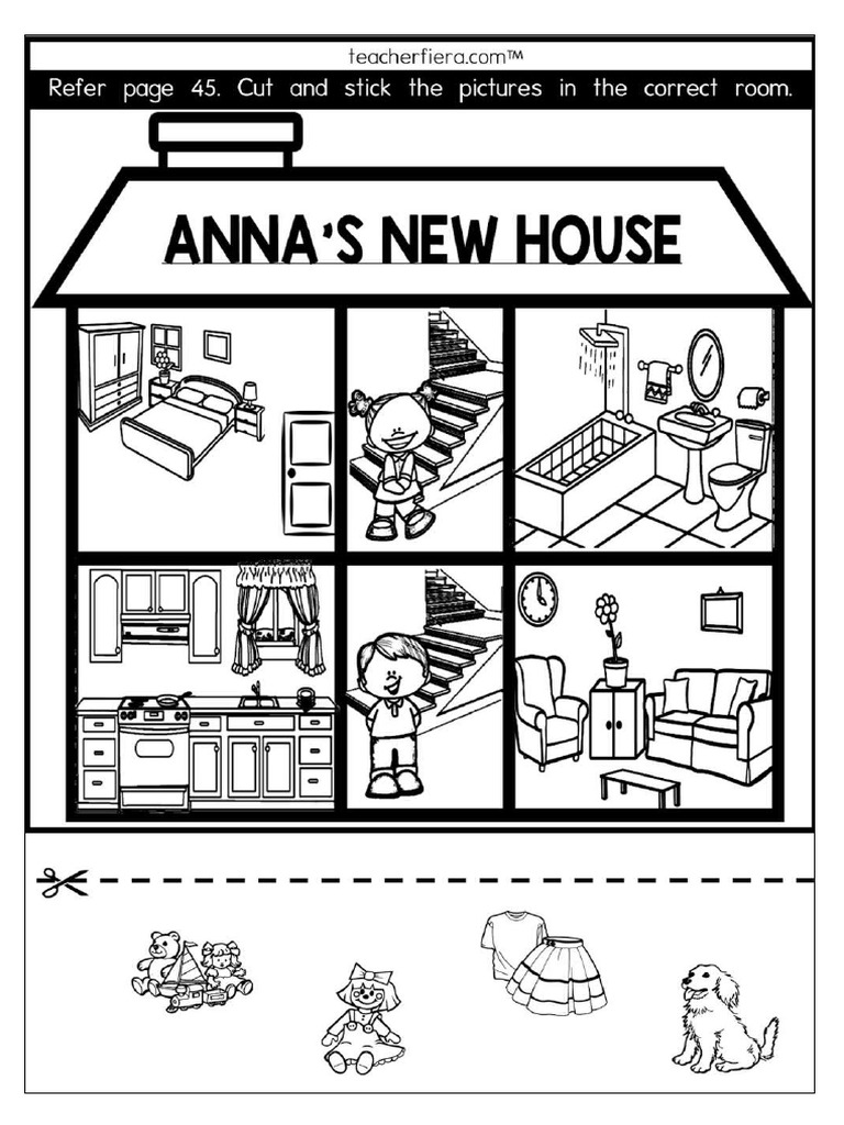 MY NEW HOUSE Worksheet 1 PDF