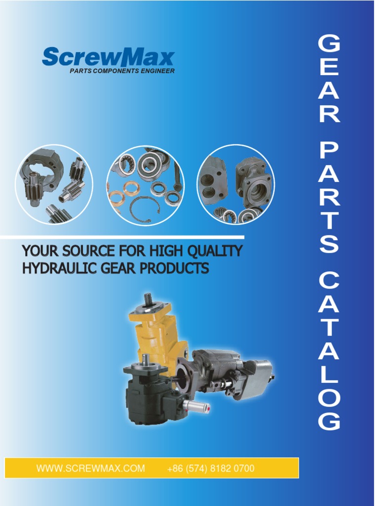 Gear Pumps Parts | PDF | Bearing (Mechanical) | Washer