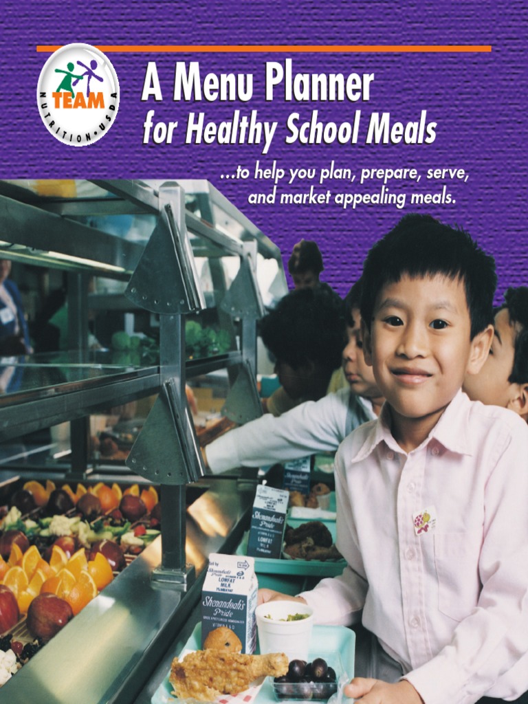 Menu Planner PDF | PDF | Healthy Diet | School Meal
