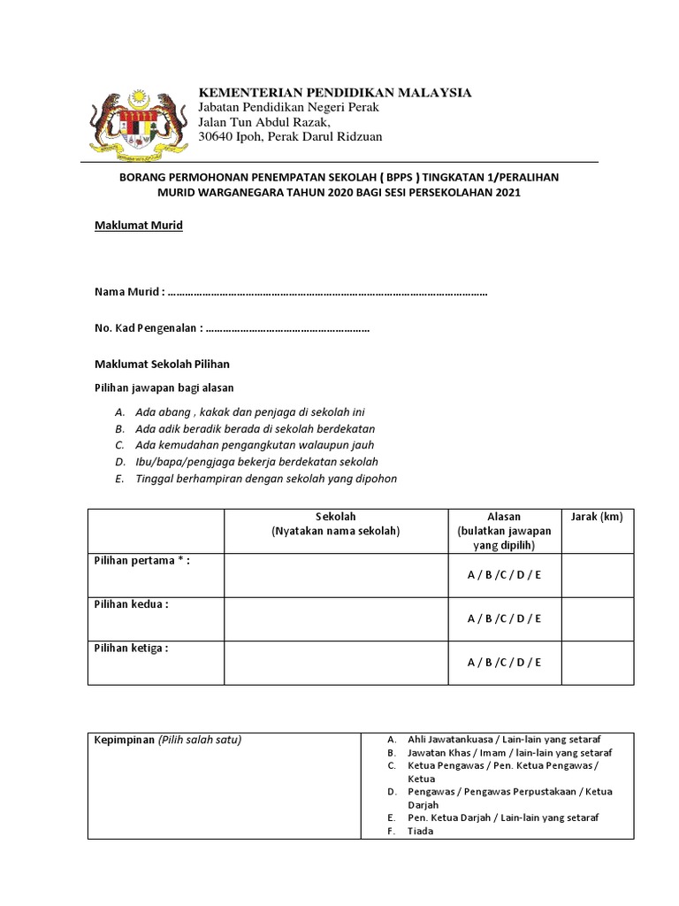 Borang Bpps Pdf