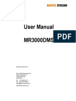 User Manual MR3000DMS: Firmware Version 2.0.x